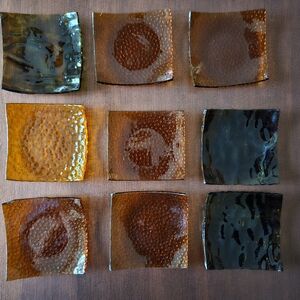 3" Sushi Hors D'oeuvres Condiment Dippers Petit Four Textured Small Plates